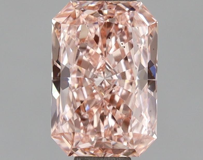 1.07 Ct. Fancy Vivid Pink Radiant Lab Grown Diamond