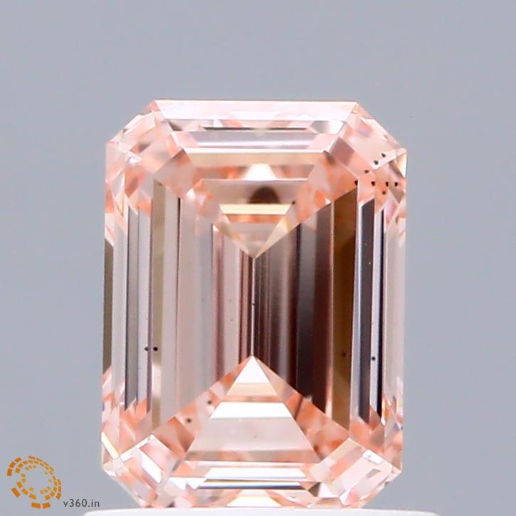 1.10 Ct. Fancy Intense Pink Emerald Lab Grown Diamond