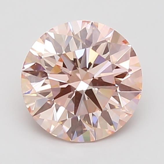 0.61 Ct. Fancy Intense Pink Round Lab Grown Diamond