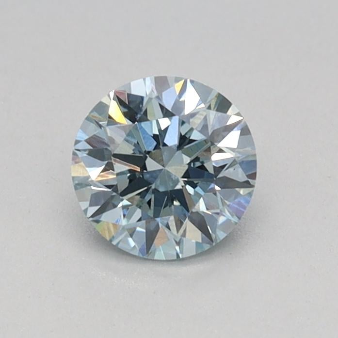0.35 Ct. Fancy Vivid Blue Round Lab Grown Diamond