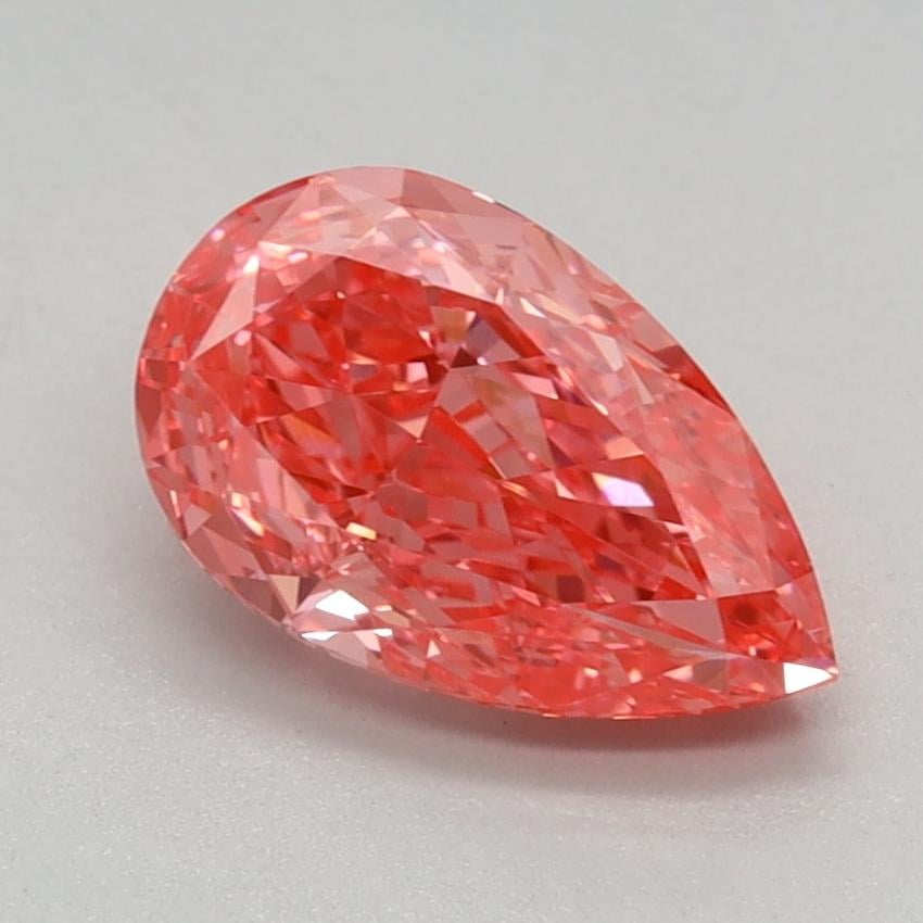 1.17 Ct. Fancy Vivid Pink Pear Lab Grown Diamond