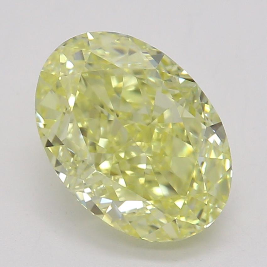 1.16 Ct. Fancy Intense Yellow Oval Diamond