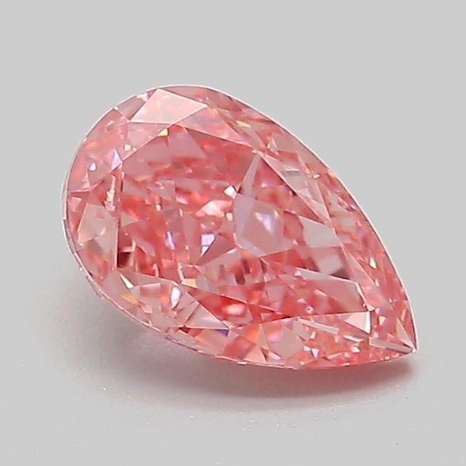 1.06 Ct. Fancy Vivid Pink Pear Lab Grown Diamond