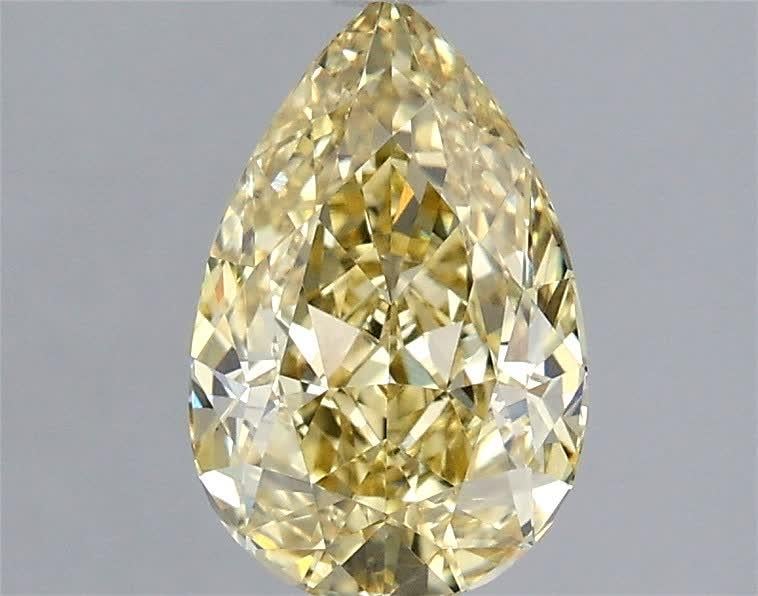 1.51 Ct. Fancy Yellow Pear Lab Grown Diamond