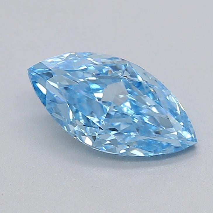0.47 Ct. Fancy Vivid  Blue Marquise Lab Grown Diamond