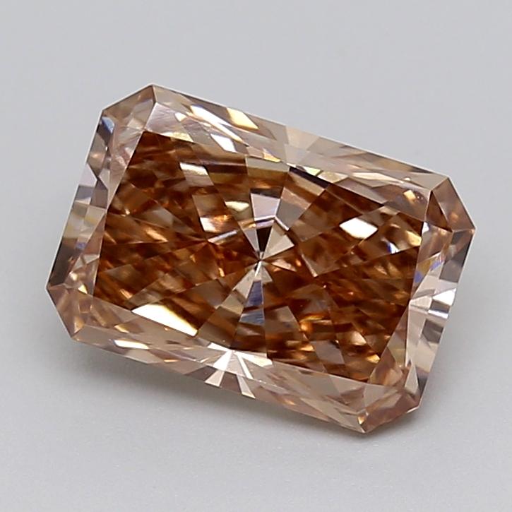 3.03 Ct. Fancy  Brown Radiant Lab Grown Diamond