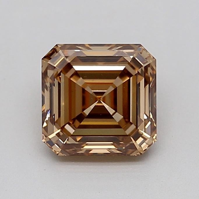 1.46 Ct. Fancy Light  Brown Asscher Lab Grown Diamond