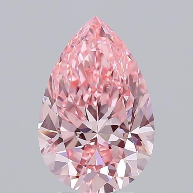 3.00 Ct. Fancy Vivid Pink Pear Lab Grown Diamond