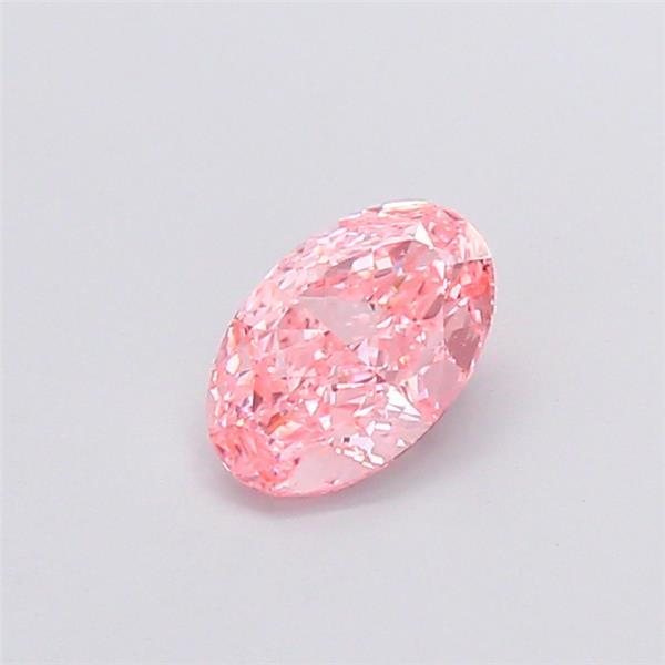 1.04 Ct. Fancy Vivid Pink Oval Lab Grown Diamond