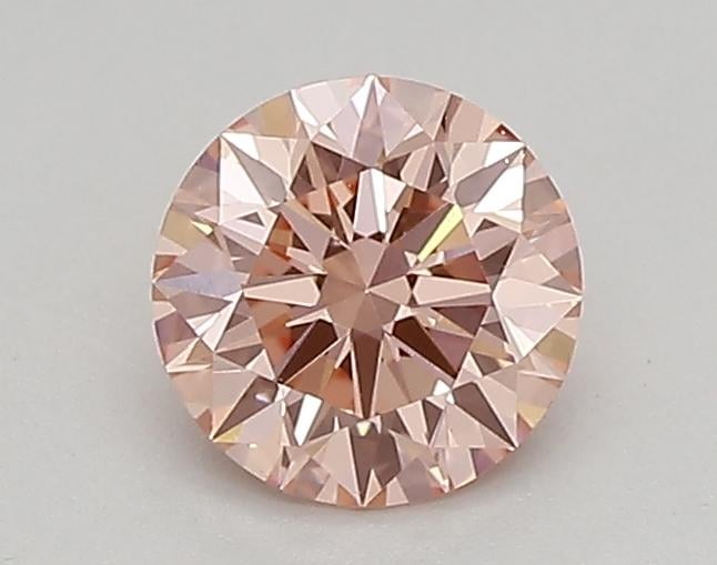 0.44 Ct. Fancy Vivid Pink Round Lab Grown Diamond