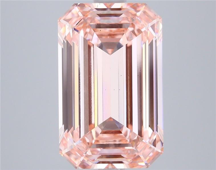 5.07 Ct. Fancy Intense Pink Emerald Lab Grown Diamond