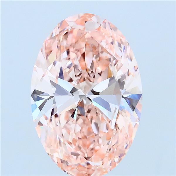 2.00 Ct. Fancy Intense Pink Oval Lab Grown Diamond