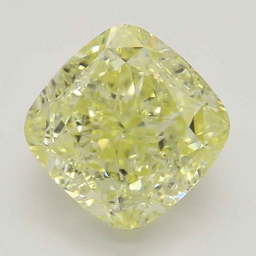 3.01 Ct. Fancy Yellow Cushion Diamond