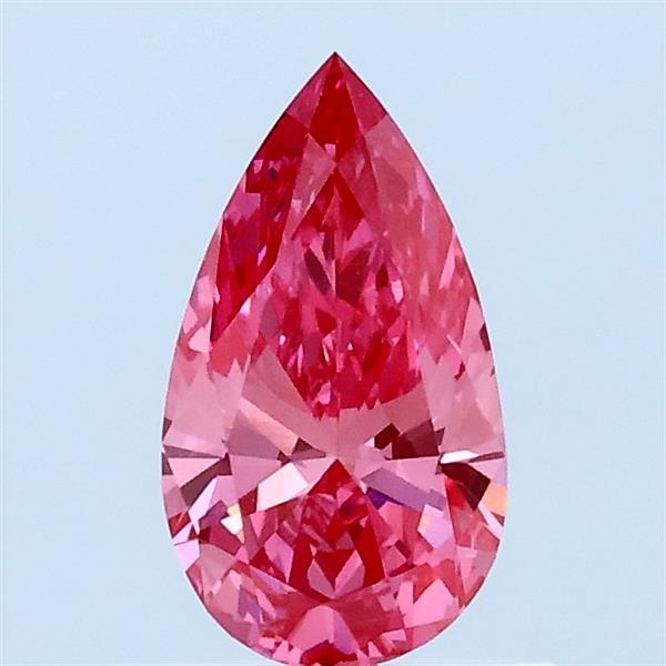 0.57 Ct. Fancy Vivid Pink Pear Lab Grown Diamond