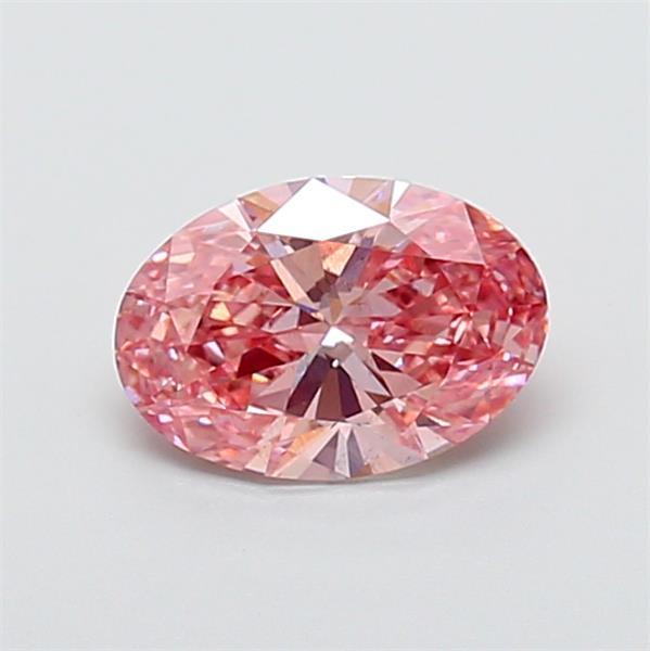 1.41 Ct. Fancy Vivid Pink Oval Lab Grown Diamond