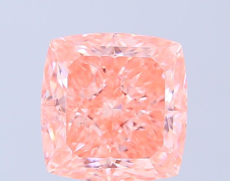 5.09 Ct. Fancy Pink Cushion Lab Grown Diamond