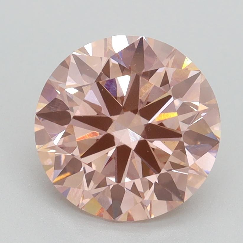 2.31 Ct. Fancy Intense Pink Round Lab Grown Diamond