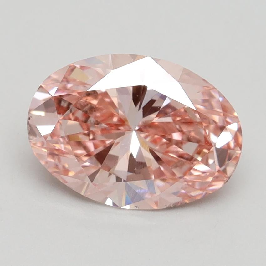 1.81 Ct. Fancy Intense Pink Oval Lab Grown Diamond