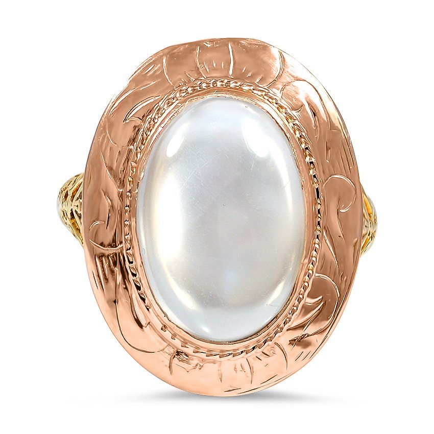 Victorian Moonstone Cocktail Ring