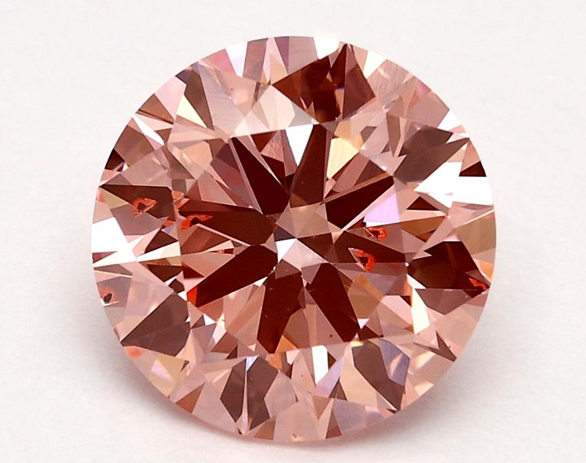 2.01 Ct. Fancy Vivid Pink Round Lab Grown Diamond