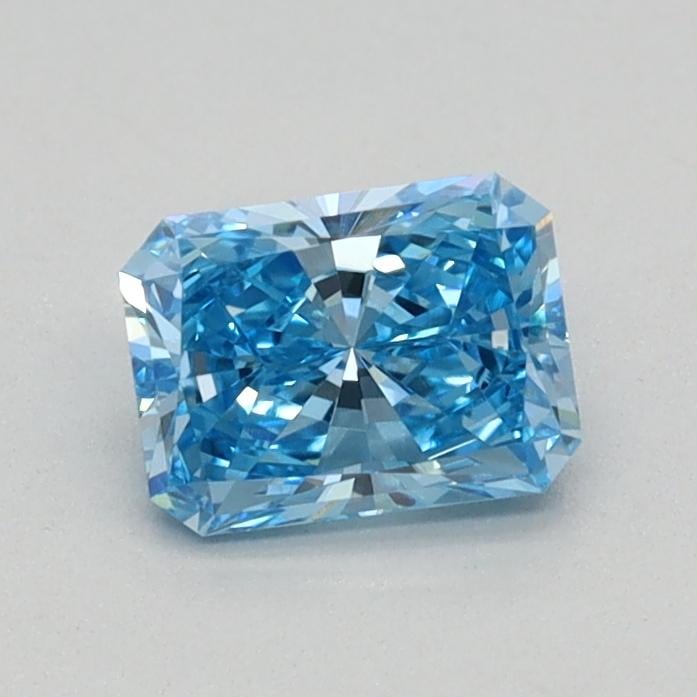 0.45 Ct. Fancy Vivid Blue Radiant Lab Grown Diamond
