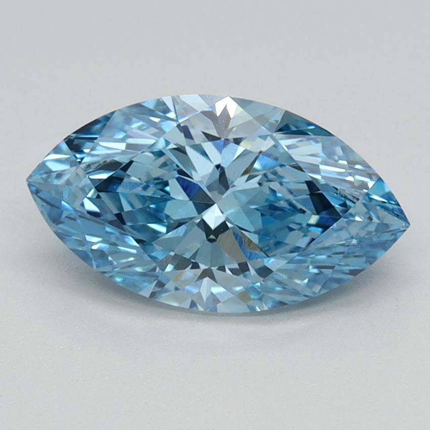 1.09 Ct. Fancy Vivid Blue Marquise Lab Grown Diamond