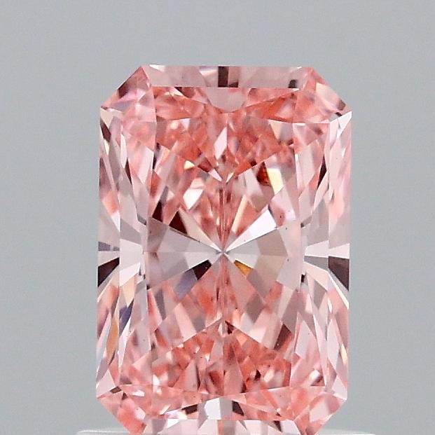 1.07 Ct. Fancy Vivid Pink Radiant Lab Grown Diamond
