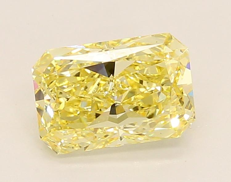 1.51 Ct. Fancy Vivid Yellow Radiant Lab Grown Diamond