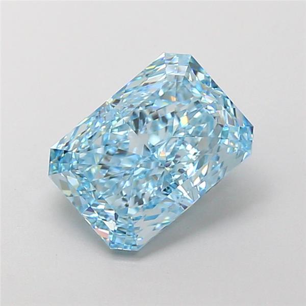2.14 Ct. Fancy Vivid  Yellow Radiant Lab Grown Diamond