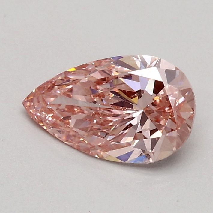 0.50 Ct. Fancy Intense Pink Pear Lab Grown Diamond