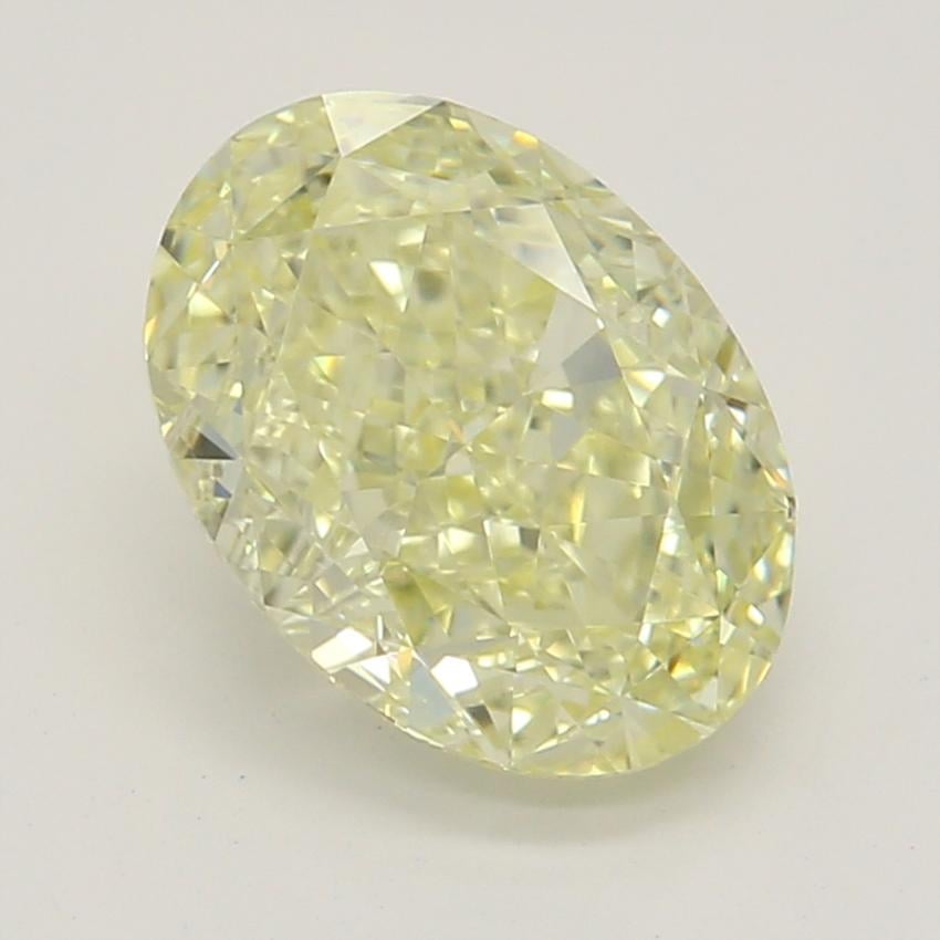 1.19 Ct. Fancy Light Yellow Oval Diamond
