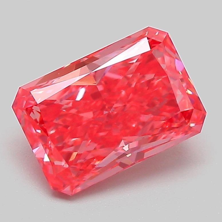 1.84 Ct. Fancy Vivid  Pink Radiant Lab Grown Diamond