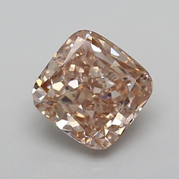 1.05 Ct. Light  Brown Cushion Lab Grown Diamond