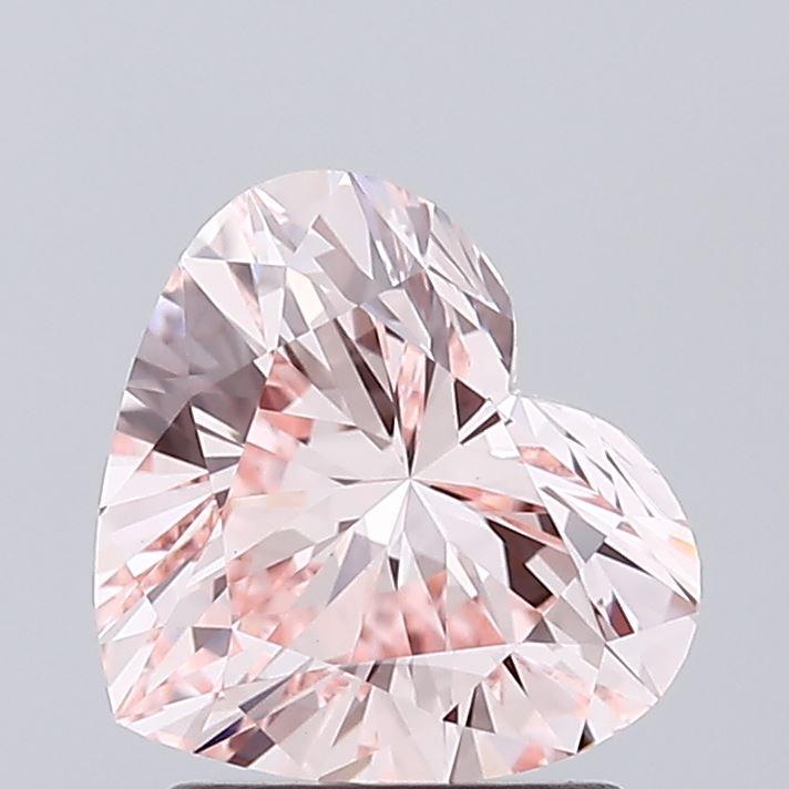 1.49 Ct. Fancy Vivid Pink Heart Lab Grown Diamond