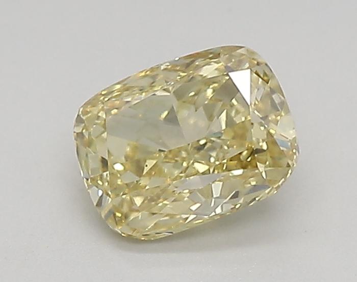 0.75 Ct. Fancy Yellow Cushion Lab Grown Diamond