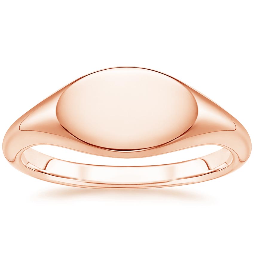 Rose gold diamond engagement ring with surprise diamond details