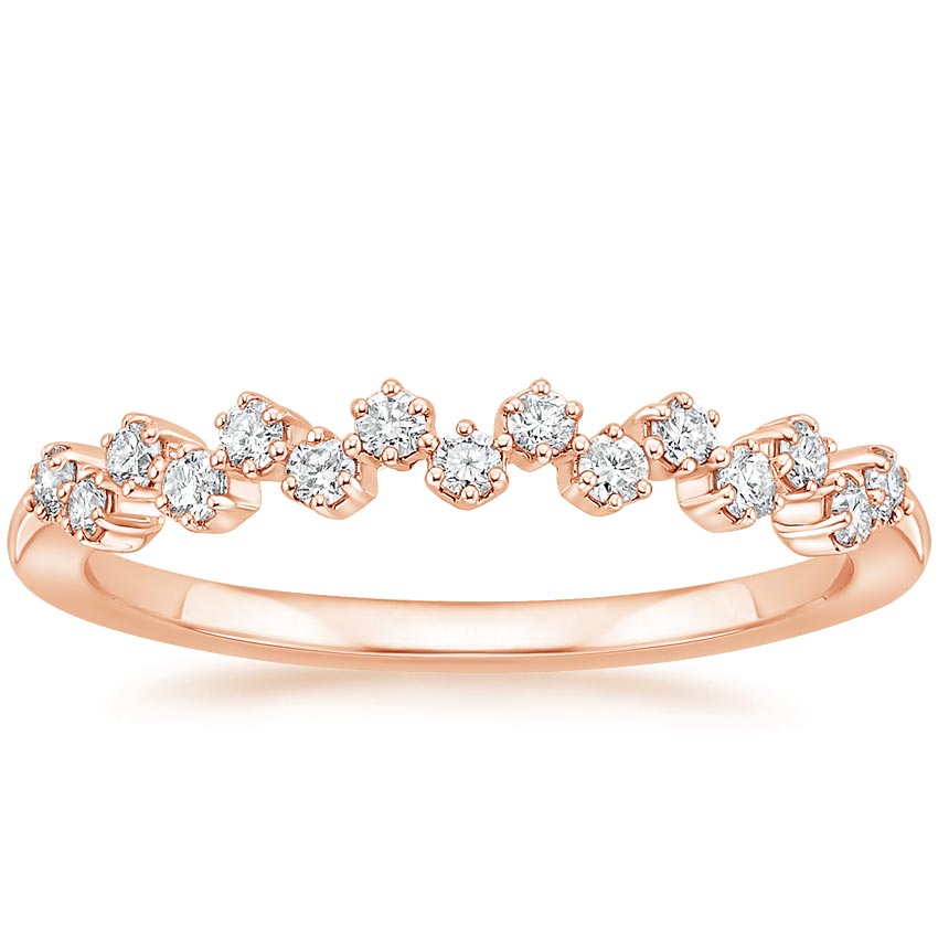 14K Rose Gold Calliope Diamond Ring (1/5 ct. tw.), large top view