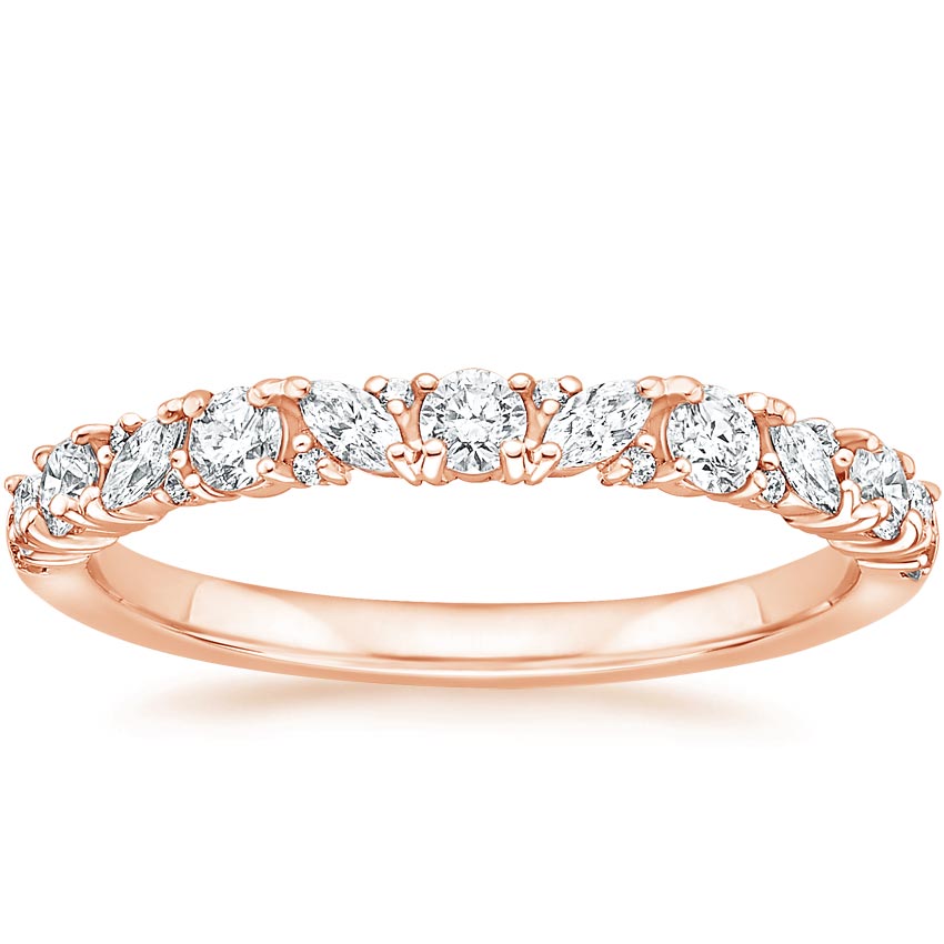 14K Rose Gold Meadow Diamond Ring (1/2 ct. tw.), large top view