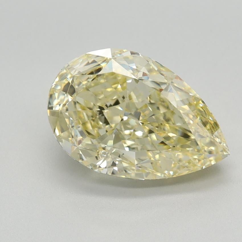 2.37 Ct. Fancy Intense Yellow Pear Lab Grown Diamond