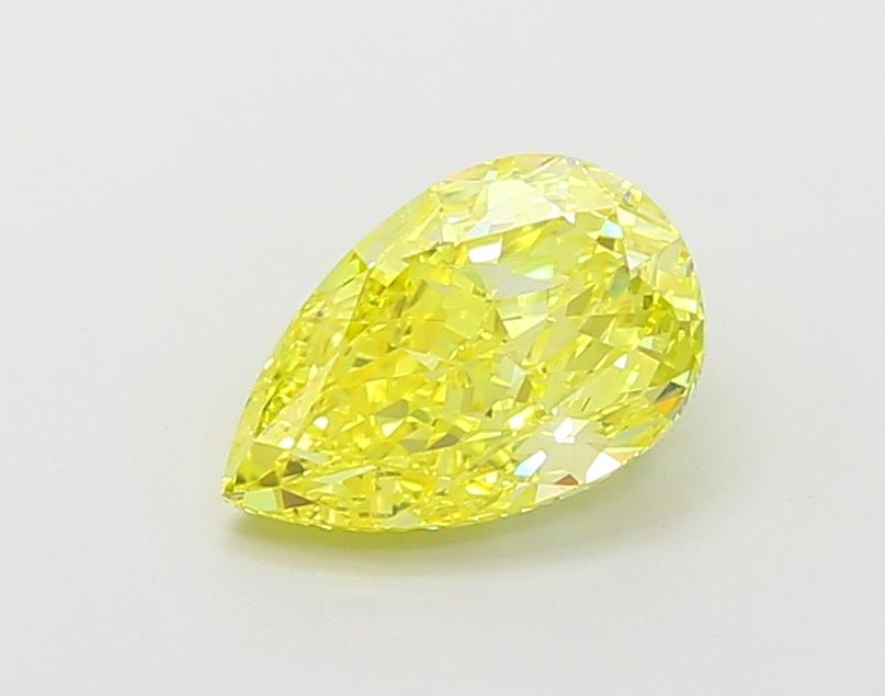 1.5 Ct. Fancy Vivid Yellow Pear Lab Grown Diamond