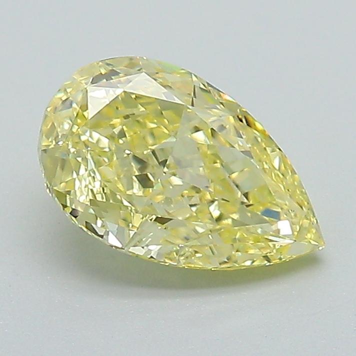 1.22 Ct. Fancy Intense Yellow Pear Lab Grown Diamond
