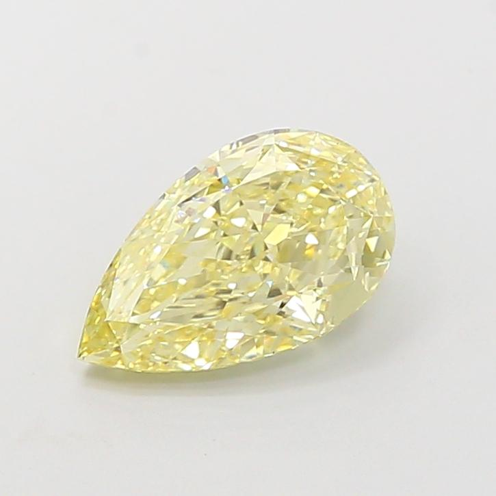 2.01 Ct. Fancy Light Yellow Pear Lab Grown Diamond