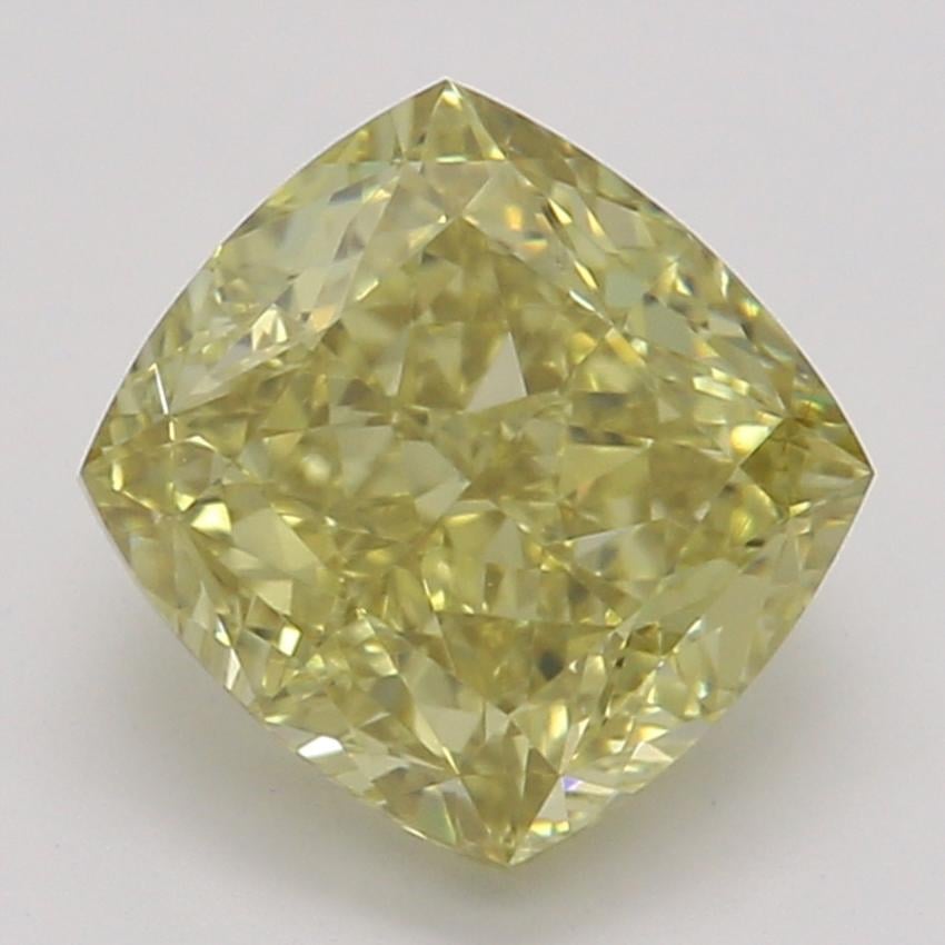 1.03 Ct. Fancy Brownish Greenish Yellow Cushion Diamond