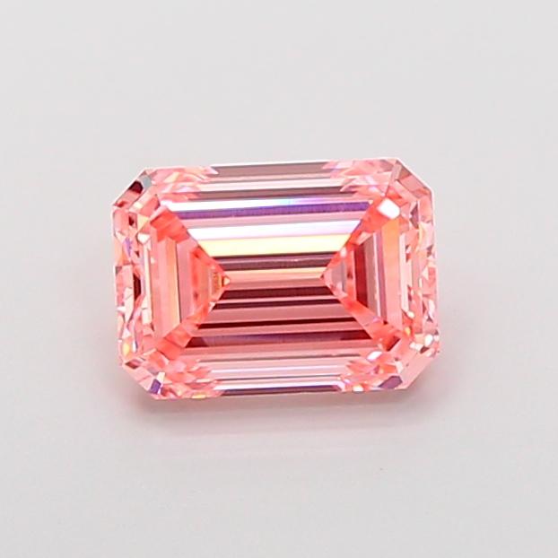 3.01 Ct. Fancy Vivid Pink Emerald Lab Grown Diamond