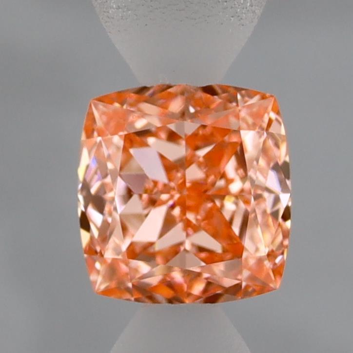 1.03 Ct. Fancy Vivid  Pink Cushion Lab Grown Diamond