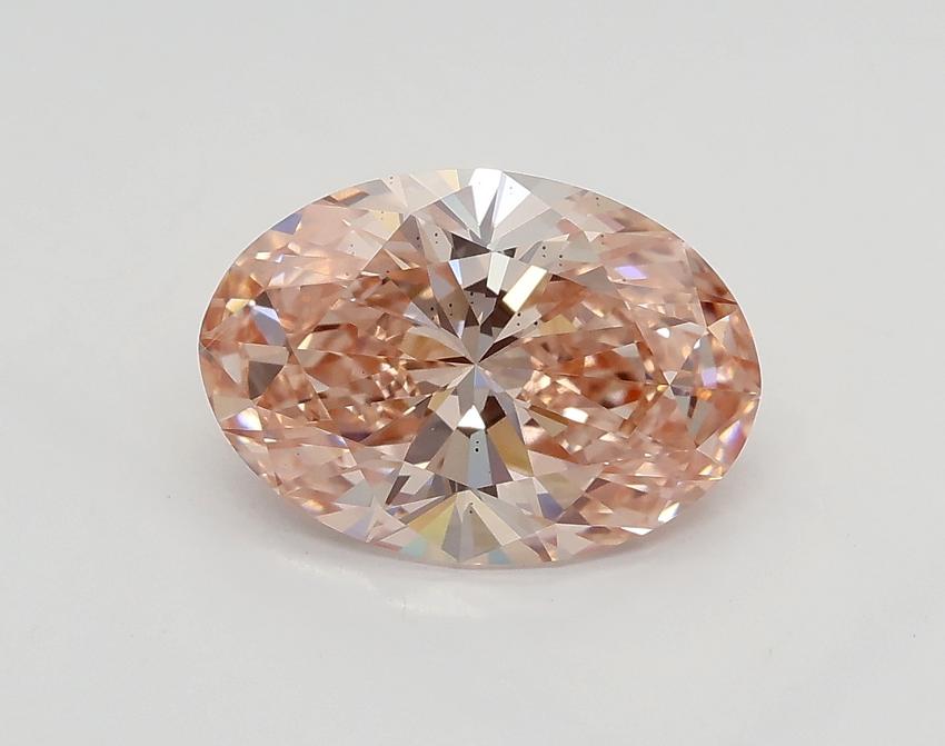 2.01 Ct. Fancy Pink Oval Lab Grown Diamond