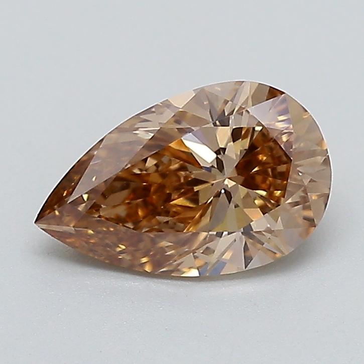 1.04 Ct. Light  Brown Pear Lab Grown Diamond