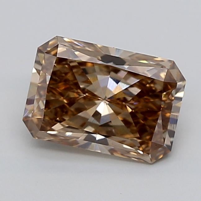 2.07 Ct. Light  Brown Radiant Lab Grown Diamond