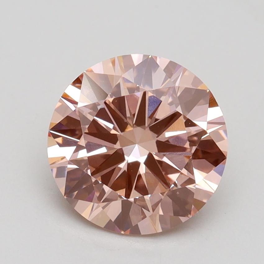 1.80 Ct. Fancy Intense Pink Round Lab Grown Diamond