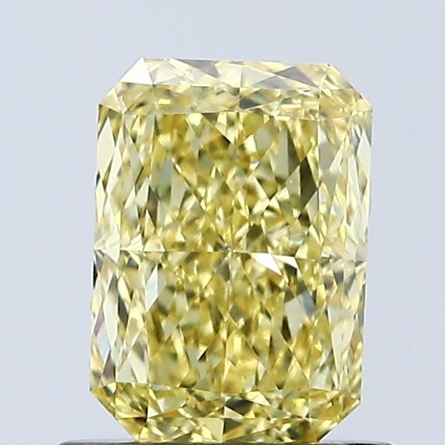 1.01 Ct. Fancy Vivid Yellow Radiant Lab Grown Diamond